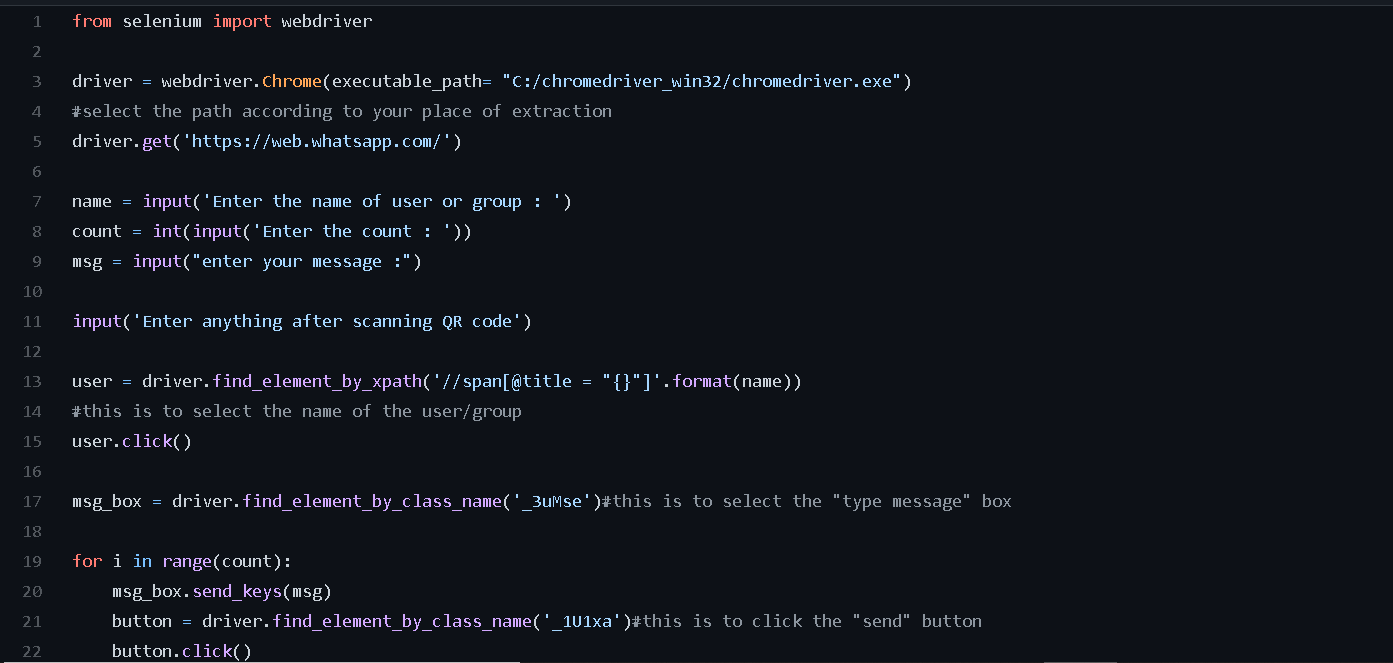 WhatsApp Automation